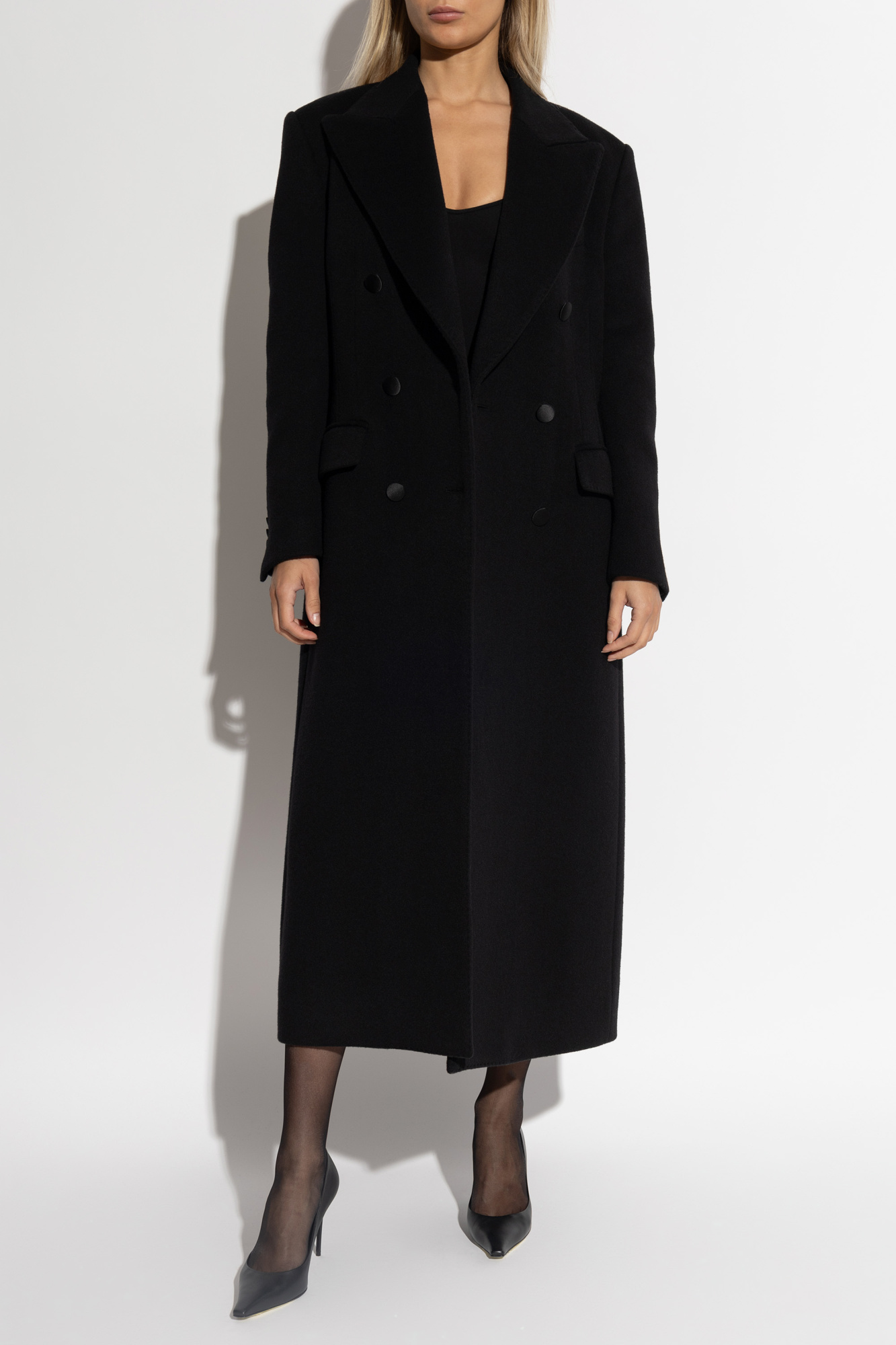 コート Dolce & Gabbana Black cashmere coat (F0E2QTFU292 N0000) Black Cashmere coat Dolce & Gabbana - Vitkac Canada